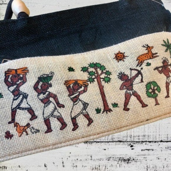 Jute Cottage Shoulder Handbag Eco-Friendly NEW - Picture 10 of 15